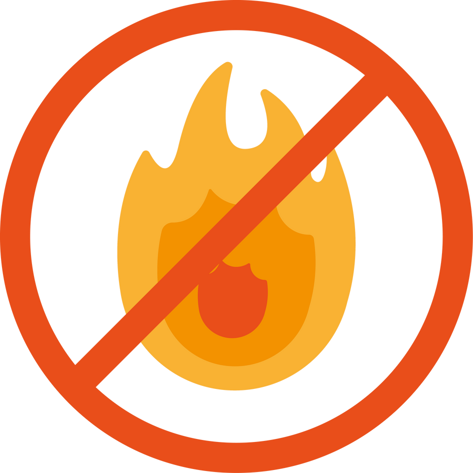 fire flame stop signal